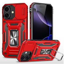 Load image into Gallery viewer, Armor PC + TPU Camera Shield Phone Case, For iPhone 17e / 16e, For iPhone 17 Pro Max, For iPhone 17 Pro, For iPhone 17, For iPhone Air, For iPhone 16 Pro Max