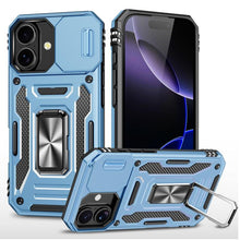 Load image into Gallery viewer, Armor PC + TPU Camera Shield Phone Case, For iPhone 17e / 16e, For iPhone 17 Pro Max, For iPhone 17 Pro, For iPhone 17, For iPhone Air, For iPhone 16 Pro Max