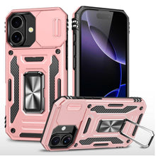 Load image into Gallery viewer, Armor PC + TPU Camera Shield Phone Case, For iPhone 17e / 16e, For iPhone 17 Pro Max, For iPhone 17 Pro, For iPhone 17, For iPhone Air, For iPhone 16 Pro Max