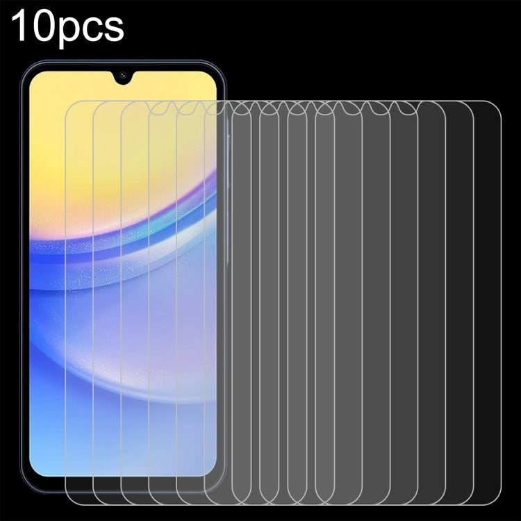 10pcs 0.26mm 9H 2.5D Tempered Glass Film, For Samsung Galaxy M06 5G, For Samsung Galaxy F06 5G, For Samsung Galaxy A06 5G, For Samsung Galaxy A35 / M35 / A36, For Samsung Galaxy A05s / M14 4G, For Samsung Galaxy F14 4G, For Samsung Galaxy S24 FE 5G    ...