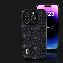 Load image into Gallery viewer, ABEEL Genuine Leather Canopy Black Edge Phone Case, For iPhone 15 Pro Max, For iPhone 15 Pro, For iPhone 15 Plus, For iPhone 15