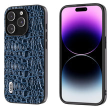 Load image into Gallery viewer, ABEEL Genuine Leather Canopy Black Edge Phone Case, For iPhone 15 Pro Max, For iPhone 15 Pro, For iPhone 15 Plus, For iPhone 15