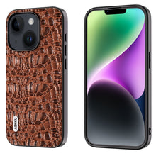 Load image into Gallery viewer, ABEEL Genuine Leather Canopy Black Edge Phone Case, For iPhone 15 Pro Max, For iPhone 15 Pro, For iPhone 15 Plus, For iPhone 15