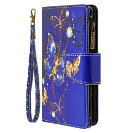 Colored Drawing Pattern Zipper Horizontal Flip Leather Case with Holder & Card Slots & Wallet, For iPhone XS / X