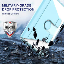 Load image into Gallery viewer, Clear 360 Rotation Stand Smart Leather Tablet Case