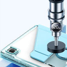 Load image into Gallery viewer, Clear 360 Rotation Stand Smart Leather Tablet Case