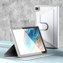 Load image into Gallery viewer, Clear 360 Rotation Stand Smart Leather Tablet Case