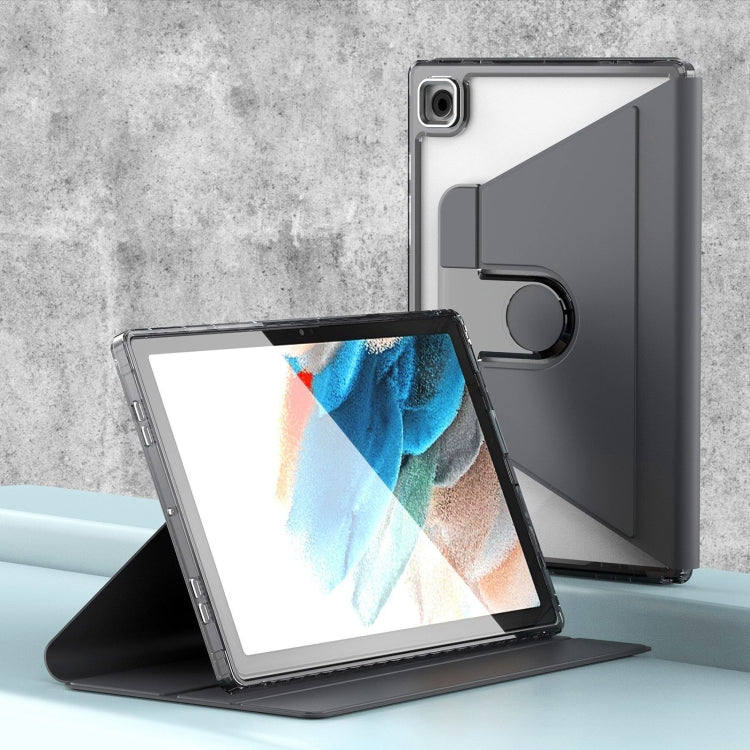 Clear 360 Rotation Stand Smart Leather Tablet Case