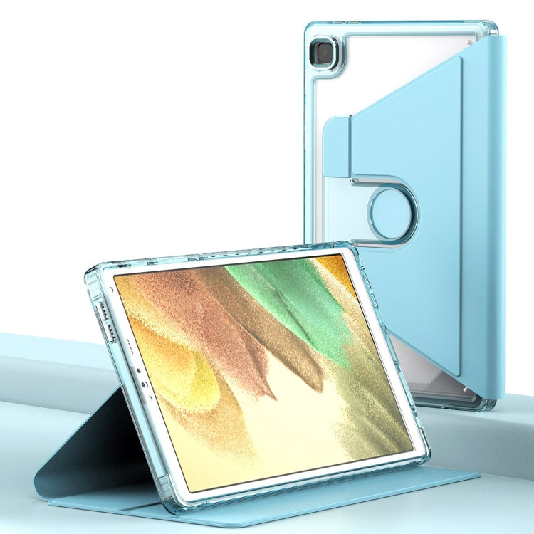 Clear 360 Rotation Stand Smart Leather Tablet Case