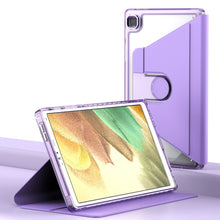 Load image into Gallery viewer, Clear 360 Rotation Stand Smart Leather Tablet Case