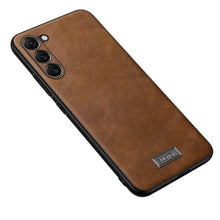 Load image into Gallery viewer, SULADA Shockproof TPU Hybrid Handmade Leather Phone Case, For Samsung Galaxy S25 5G, For Samsung Galaxy S25+ 5G, For Samsung Galaxy S25 Ultra 5G, For Samsung Galaxy S24 Ultra 5G, For Samsung Galaxy S24+ 5G, For Samsung Galaxy S24 5G                    ...
