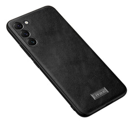 SULADA Shockproof TPU Hybrid Handmade Leather Phone Case, For Samsung Galaxy S23 5G