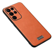 Load image into Gallery viewer, SULADA Shockproof TPU Hybrid Handmade Leather Phone Case, For Samsung Galaxy S25 5G, For Samsung Galaxy S25+ 5G, For Samsung Galaxy S25 Ultra 5G, For Samsung Galaxy S24 Ultra 5G, For Samsung Galaxy S24+ 5G, For Samsung Galaxy S24 5G                    ...
