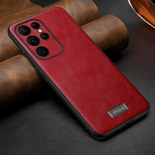 Load image into Gallery viewer, SULADA Shockproof TPU Hybrid Handmade Leather Phone Case, For Samsung Galaxy S25 5G, For Samsung Galaxy S25+ 5G, For Samsung Galaxy S25 Ultra 5G, For Samsung Galaxy S24 Ultra 5G, For Samsung Galaxy S24+ 5G, For Samsung Galaxy S24 5G                    ...
