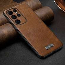 Load image into Gallery viewer, SULADA Shockproof TPU Hybrid Handmade Leather Phone Case, For Samsung Galaxy S25 5G, For Samsung Galaxy S25+ 5G, For Samsung Galaxy S25 Ultra 5G, For Samsung Galaxy S24 Ultra 5G, For Samsung Galaxy S24+ 5G, For Samsung Galaxy S24 5G                    ...