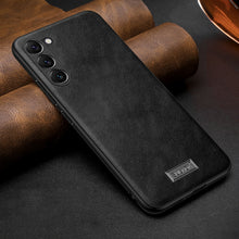 Load image into Gallery viewer, SULADA Shockproof TPU Hybrid Handmade Leather Phone Case, For Samsung Galaxy S25 5G, For Samsung Galaxy S25+ 5G, For Samsung Galaxy S25 Ultra 5G, For Samsung Galaxy S24 Ultra 5G, For Samsung Galaxy S24+ 5G, For Samsung Galaxy S24 5G                    ...