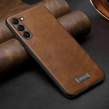 Load image into Gallery viewer, SULADA Shockproof TPU Hybrid Handmade Leather Phone Case, For Samsung Galaxy S25 5G, For Samsung Galaxy S25+ 5G, For Samsung Galaxy S25 Ultra 5G, For Samsung Galaxy S24 Ultra 5G, For Samsung Galaxy S24+ 5G, For Samsung Galaxy S24 5G                    ...