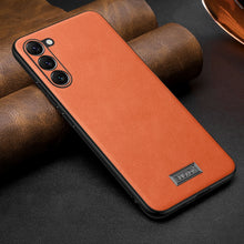 Load image into Gallery viewer, SULADA Shockproof TPU Hybrid Handmade Leather Phone Case, For Samsung Galaxy S25 5G, For Samsung Galaxy S25+ 5G, For Samsung Galaxy S25 Ultra 5G, For Samsung Galaxy S24 Ultra 5G, For Samsung Galaxy S24+ 5G, For Samsung Galaxy S24 5G                    ...