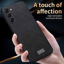 Load image into Gallery viewer, SULADA Shockproof TPU Hybrid Handmade Leather Phone Case, For Samsung Galaxy S23 5G