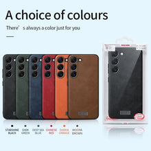 Load image into Gallery viewer, SULADA Shockproof TPU Hybrid Handmade Leather Phone Case, For Samsung Galaxy S23 5G