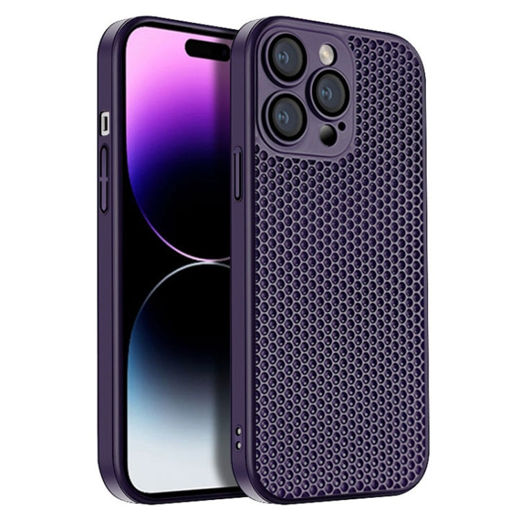 Honeycomb Radiating PC Phone Case, For iPhone 14 Plus, For iPhone 14, For iPhone 14 Pro, For iPhone 14 Pro Max, For iPhone 13 Pro Max, For iPhone 13 Pro