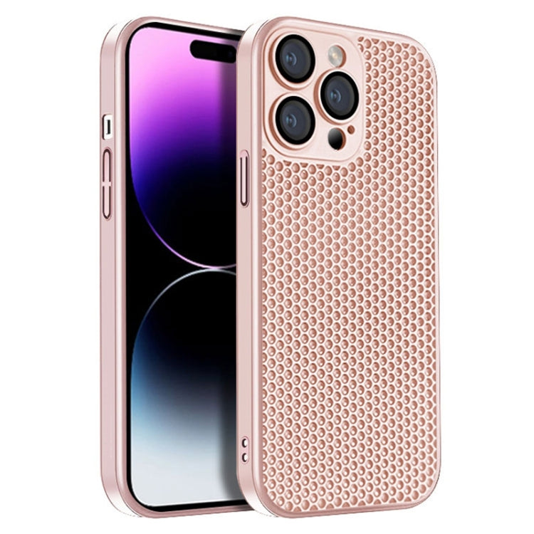 Honeycomb Radiating PC Phone Case, For iPhone 14 Plus, For iPhone 14, For iPhone 14 Pro, For iPhone 14 Pro Max, For iPhone 13 Pro Max, For iPhone 13 Pro