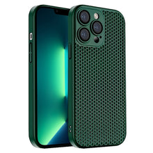 Load image into Gallery viewer, Honeycomb Radiating PC Phone Case, For iPhone 14 Plus, For iPhone 14, For iPhone 14 Pro, For iPhone 14 Pro Max, For iPhone 13 Pro Max, For iPhone 13 Pro