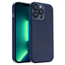 Load image into Gallery viewer, Honeycomb Radiating PC Phone Case, For iPhone 14 Plus, For iPhone 14, For iPhone 14 Pro, For iPhone 14 Pro Max, For iPhone 13 Pro Max, For iPhone 13 Pro