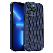 Load image into Gallery viewer, Honeycomb Radiating PC Phone Case, For iPhone 14 Plus, For iPhone 14, For iPhone 14 Pro, For iPhone 14 Pro Max, For iPhone 13 Pro Max, For iPhone 13 Pro