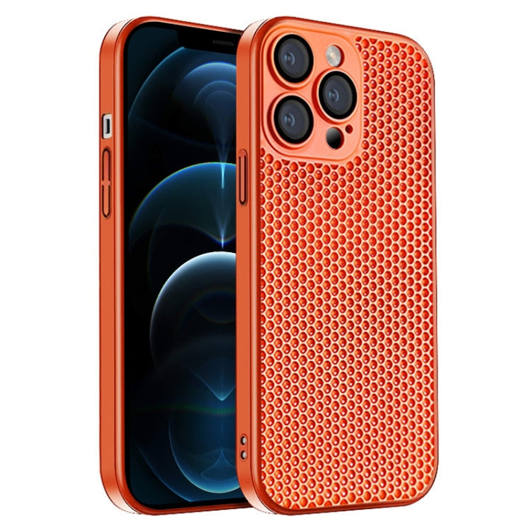 Honeycomb Radiating PC Phone Case, For iPhone 13, For iPhone 12, For iPhone 12 Pro Max, For iPhone 12 Pro, For iPhone 11 Pro Max, For iPhone 11