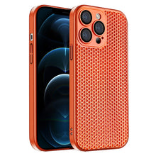 Load image into Gallery viewer, Honeycomb Radiating PC Phone Case, For iPhone 13, For iPhone 12, For iPhone 12 Pro Max, For iPhone 12 Pro, For iPhone 11 Pro Max, For iPhone 11