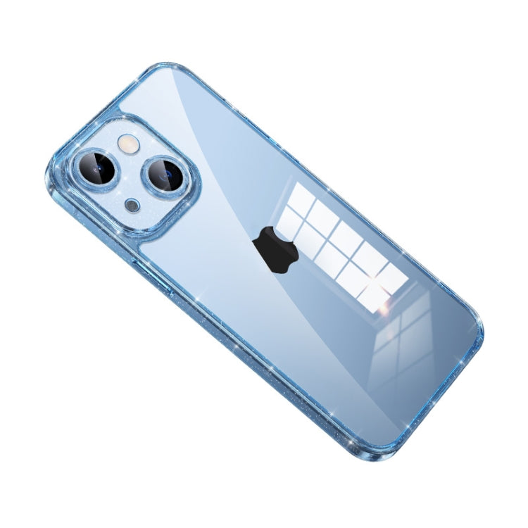 SULADA Glittery TPU + Tempered Glass Phone Case, For iPhone 14 Plus, For iPhone 14, For iPhone 14 Pro, For iPhone 14 Pro Max