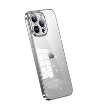 Load image into Gallery viewer, SULADA Electroplated Transparent Glittery TPU Phone Case, For iPhone 12 Pro Max, For iPhone 11