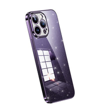Load image into Gallery viewer, SULADA Electroplated Transparent Glittery TPU Phone Case, For iPhone 12 Pro Max, For iPhone 11