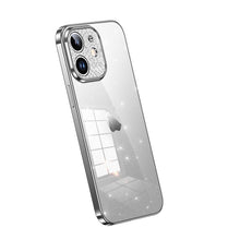 Load image into Gallery viewer, SULADA Electroplated Transparent Glittery TPU Phone Case, For iPhone 12 Pro Max, For iPhone 11