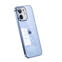 Load image into Gallery viewer, SULADA Electroplated Transparent Glittery TPU Phone Case, For iPhone 12 Pro Max, For iPhone 11
