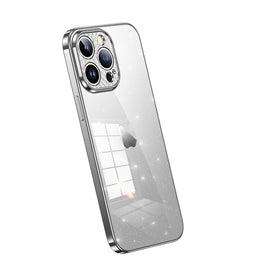SULADA Electroplated Transparent Glittery TPU Phone Case, For iPhone 15 Pro Max, For iPhone 14 Plus, For iPhone 15 Pro, For iPhone 14, For iPhone 15 Plus, For iPhone 14 Pro, For iPhone 15, For iPhone 14 Pro Max, For iPhone 13 Pro Max, For iPhone 13 Pro...