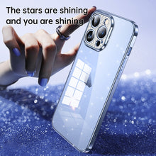 Load image into Gallery viewer, SULADA Electroplated Transparent Glittery TPU Phone Case, For iPhone 12 Pro Max, For iPhone 11