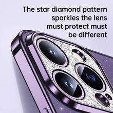 Load image into Gallery viewer, SULADA Electroplated Transparent Glittery TPU Phone Case, For iPhone 12 Pro Max, For iPhone 11