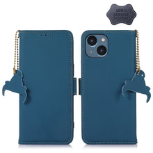 Load image into Gallery viewer, Genuine Leather Magnetic RFID Leather Phone Case, For iPhone 16 Pro Max, For iPhone 16 Pro, For iPhone 15 Pro Max, For iPhone 15 Pro, For iPhone 15 Plus, For iPhone 15