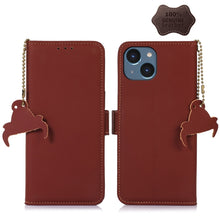 Load image into Gallery viewer, Genuine Leather Magnetic RFID Leather Phone Case, For iPhone 16 Pro Max, For iPhone 16 Pro, For iPhone 15 Pro Max, For iPhone 15 Pro, For iPhone 15 Plus, For iPhone 15