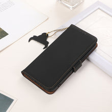 Load image into Gallery viewer, Genuine Leather Magnetic RFID Leather Phone Case, For iPhone 16 Pro Max, For iPhone 16 Pro, For iPhone 15 Pro Max, For iPhone 15 Pro, For iPhone 15 Plus, For iPhone 15