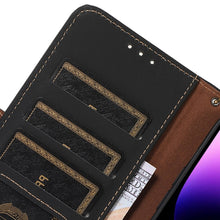 Load image into Gallery viewer, Genuine Leather Magnetic RFID Leather Phone Case, For iPhone 16 Pro Max, For iPhone 16 Pro, For iPhone 15 Pro Max, For iPhone 15 Pro, For iPhone 15 Plus, For iPhone 15