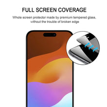 Load image into Gallery viewer, 25pcs Full Glue Screen Tempered Glass Film, For iPhone 15 Pro Max, For iPhone 15 Pro, For iPhone 15 Plus, For iPhone 15