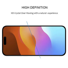 Load image into Gallery viewer, 25pcs Full Glue Screen Tempered Glass Film, For iPhone 15 Pro Max, For iPhone 15 Pro, For iPhone 15 Plus, For iPhone 15