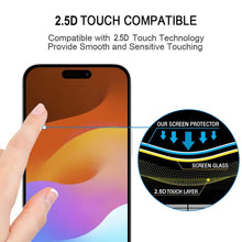 Load image into Gallery viewer, 25pcs Full Glue Screen Tempered Glass Film, For iPhone 15 Pro Max, For iPhone 15 Pro, For iPhone 15 Plus, For iPhone 15