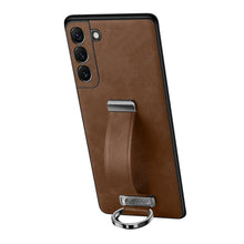 Load image into Gallery viewer, SULADA PC Hybrid Leather Texture Skin Feel Shockproof Phone Case, For Samsung Galaxy S23 5G