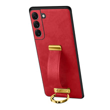 Load image into Gallery viewer, SULADA PC Hybrid Leather Texture Skin Feel Shockproof Phone Case, For Samsung Galaxy S23 5G