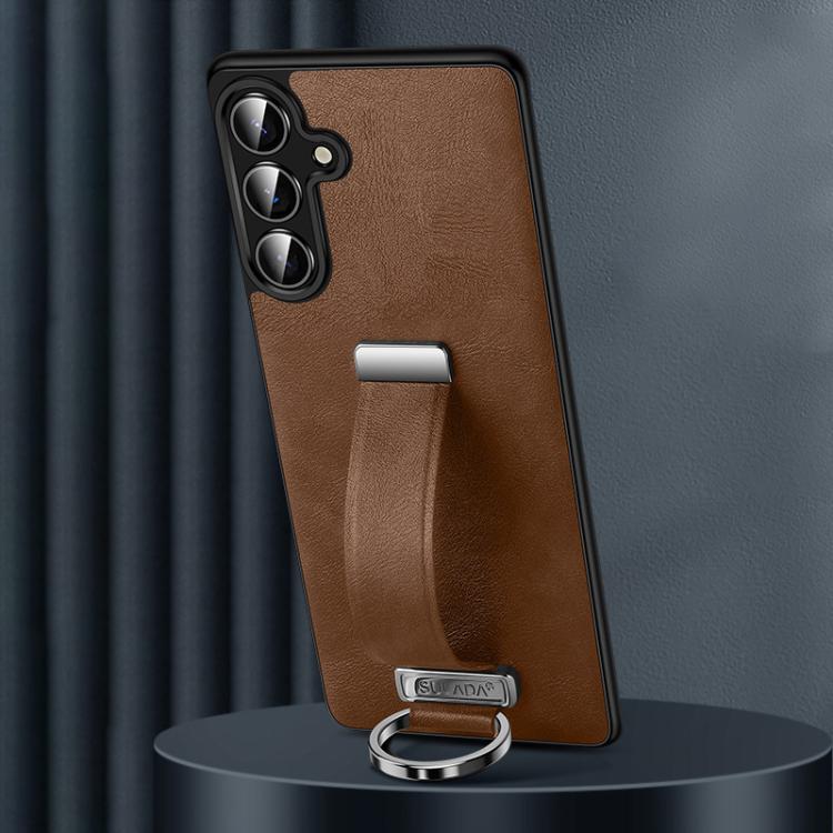 SULADA PC Hybrid Leather Texture Skin Feel Shockproof Phone Case, For Samsung Galaxy S25 5G, For Samsung Galaxy S25+ 5G, For Samsung Galaxy S25 Ultra 5G, For Samsung Galaxy S24 Ultra 5G, For Samsung Galaxy S24+ 5G, For Samsung Galaxy S24 5G            ...