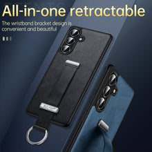 Load image into Gallery viewer, SULADA PC Hybrid Leather Texture Skin Feel Shockproof Phone Case, For Samsung Galaxy S25 5G, For Samsung Galaxy S25+ 5G, For Samsung Galaxy S25 Ultra 5G, For Samsung Galaxy S24 Ultra 5G, For Samsung Galaxy S24+ 5G, For Samsung Galaxy S24 5G            ...